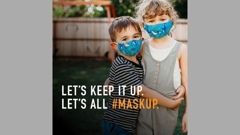 Newsroom Mask Up campaign